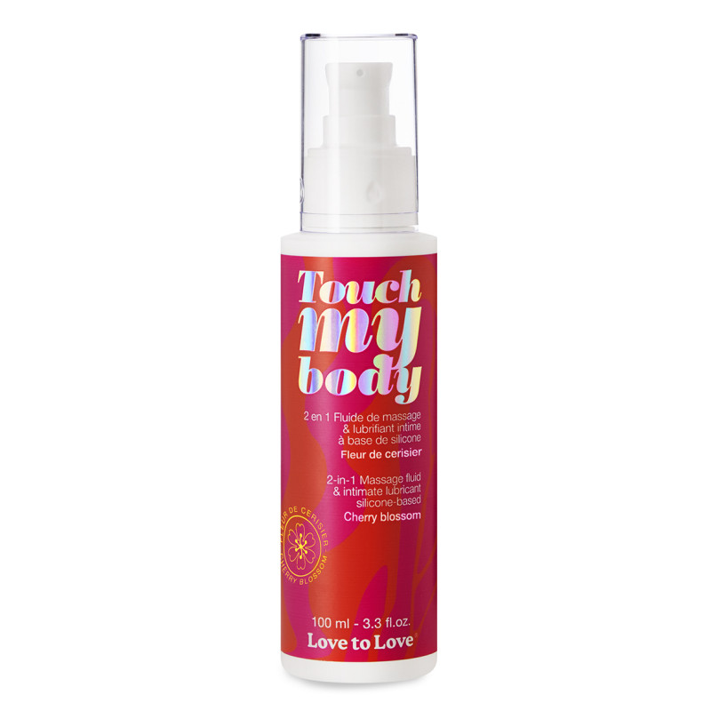 Love to Love Lubrifiant Silicone TOUCH MY BODY Fleur de Cerisier 100ml
